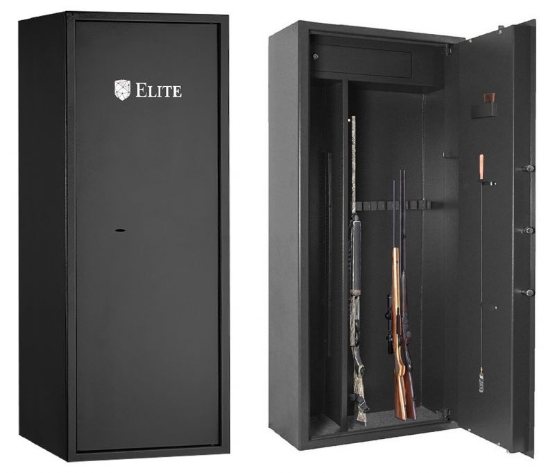 Coffre ELITE ALPHA Mixte 10 armes avec coffre intérieur et étagères ...